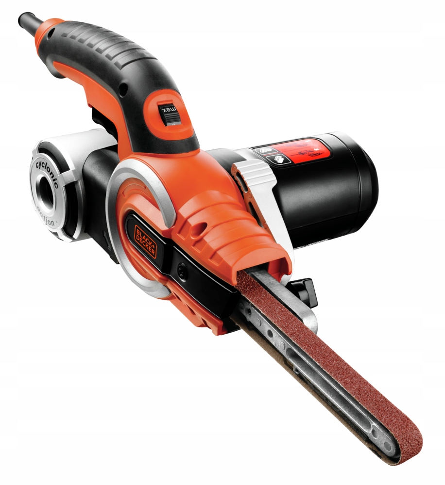 Pásová brúska Black&Decker 400 W 230 V s káblom